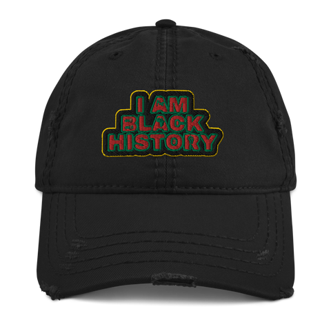 Black History Distressed Dad Hat